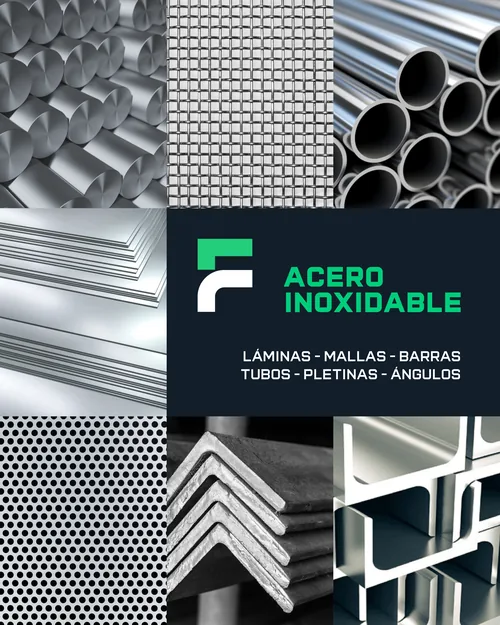Portada del catálogo Acero inoxidable