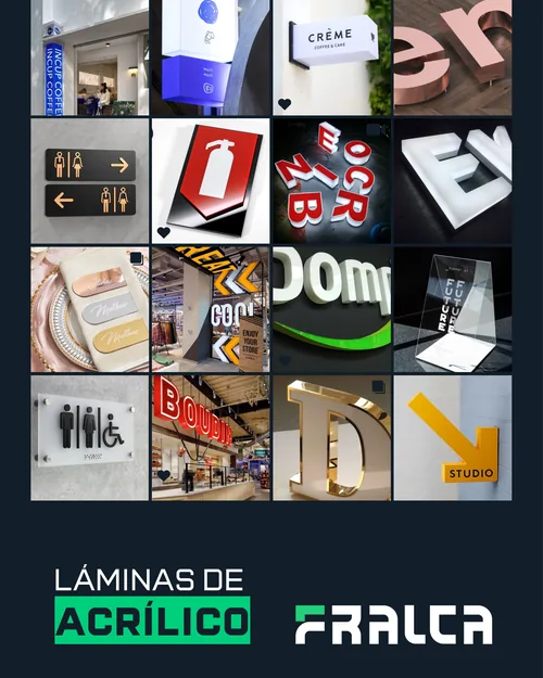 Portada del catálogo Acrílico