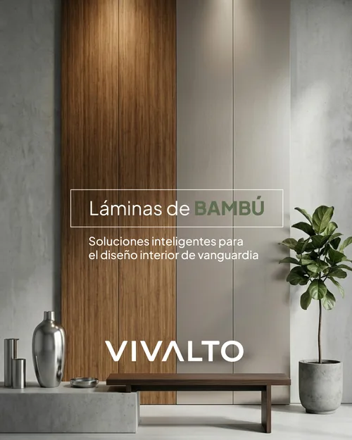 Portada del catálogo Láminas de bambú